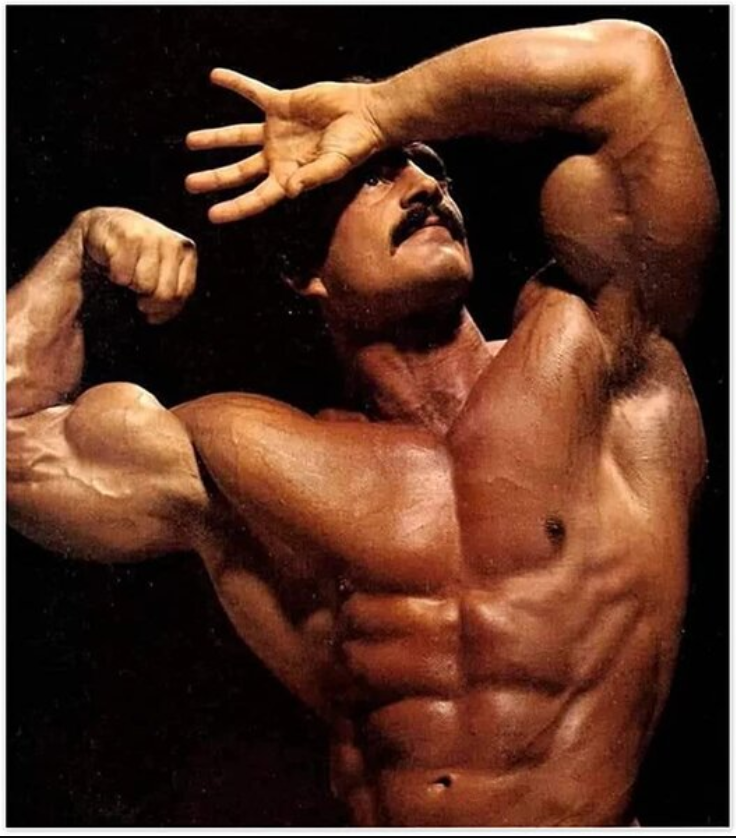 Mentzer side chest pose